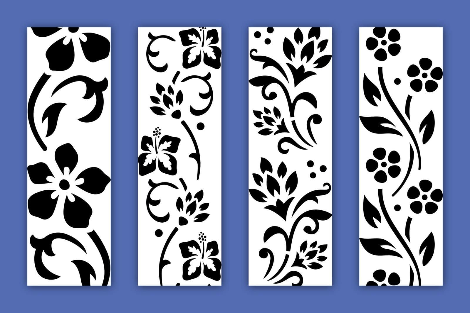 10 Free Flower Stencil Designs For Printing & Craft Projects, At with Printable Stencil Designs For Walls