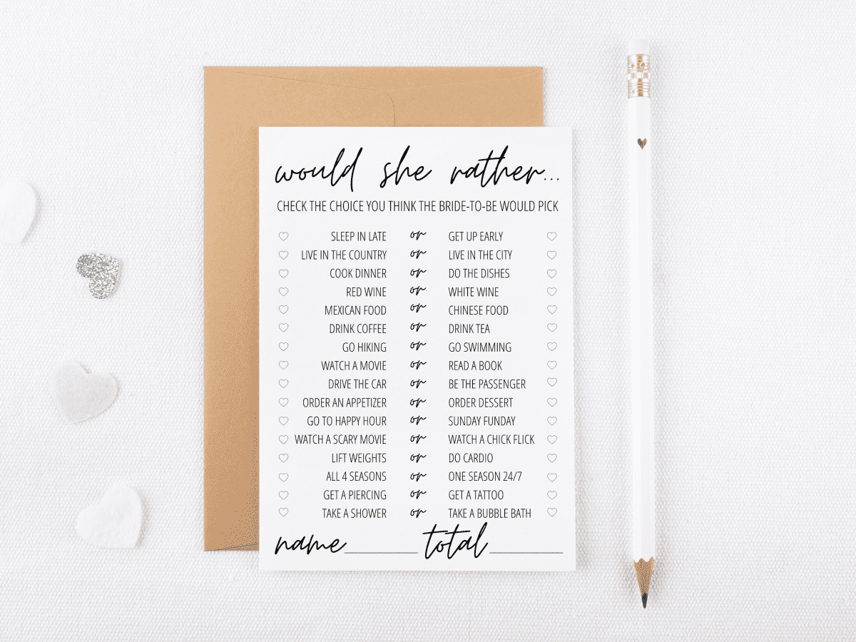12 Free Printable Bridal Shower Games | Modern Moh with regard to Free Printable Wedding Shower Games