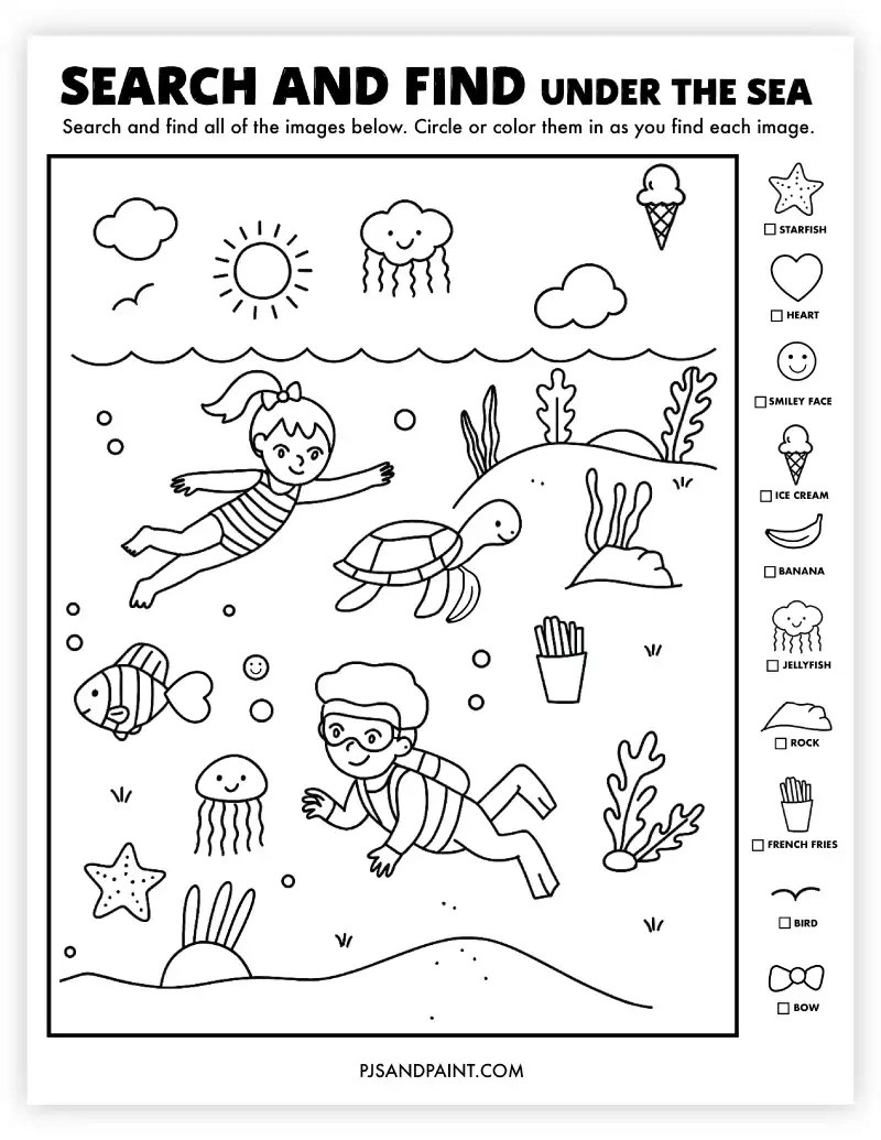 19 Free Printable Search And Find Activities - Pjs And Paint regarding Free Printable Search and Find Pictures
