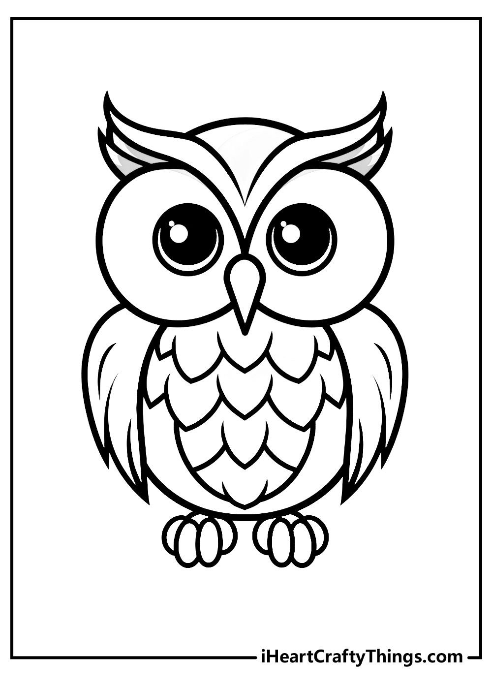 30 Owl Coloring Pages (100% Free Printable Pdf) regarding Printable Picture Of An Owl