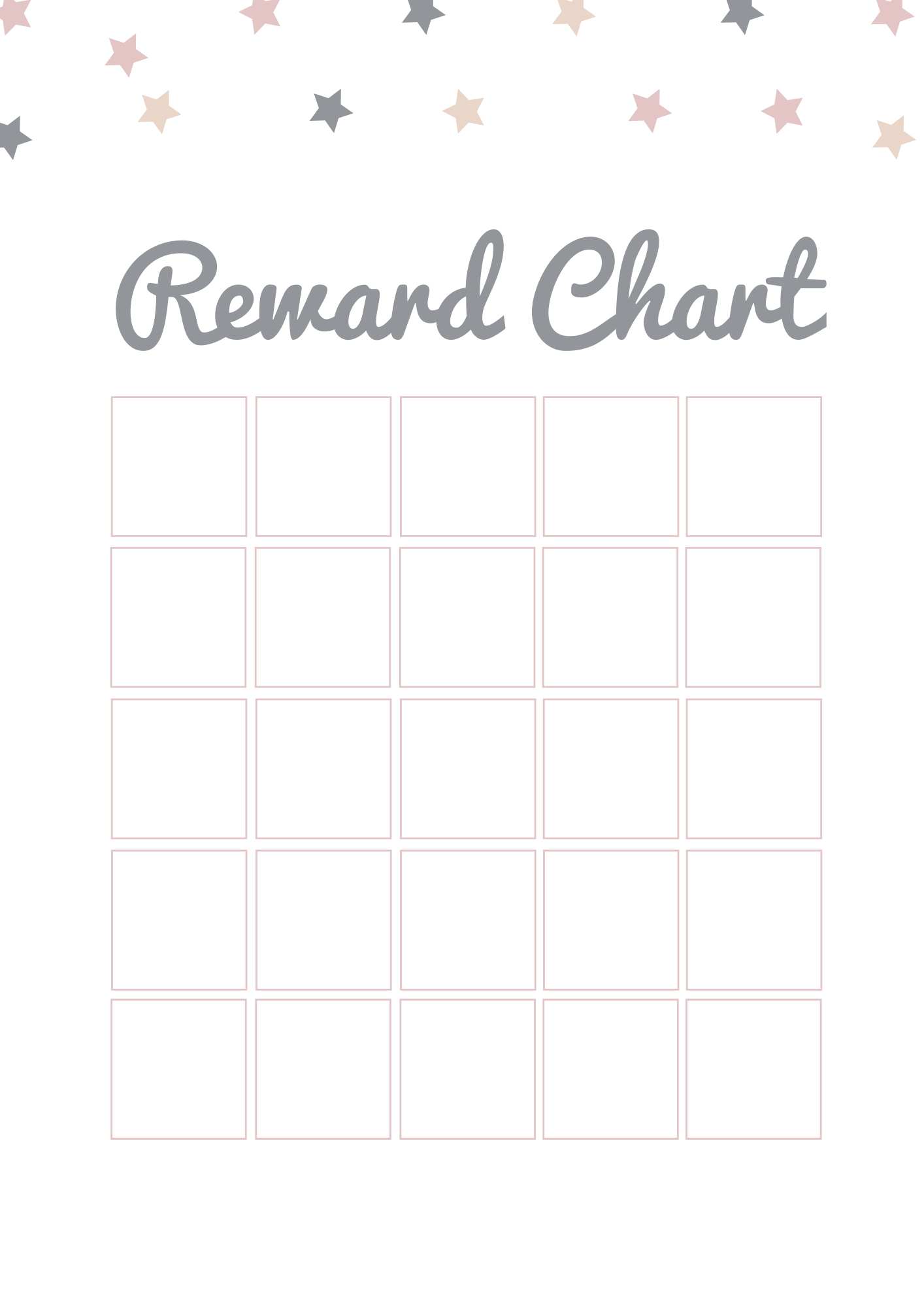 A Simple Reward Chart | Free Printable — Domestic Fashionista with Free Printable Sticker Chart Printable
