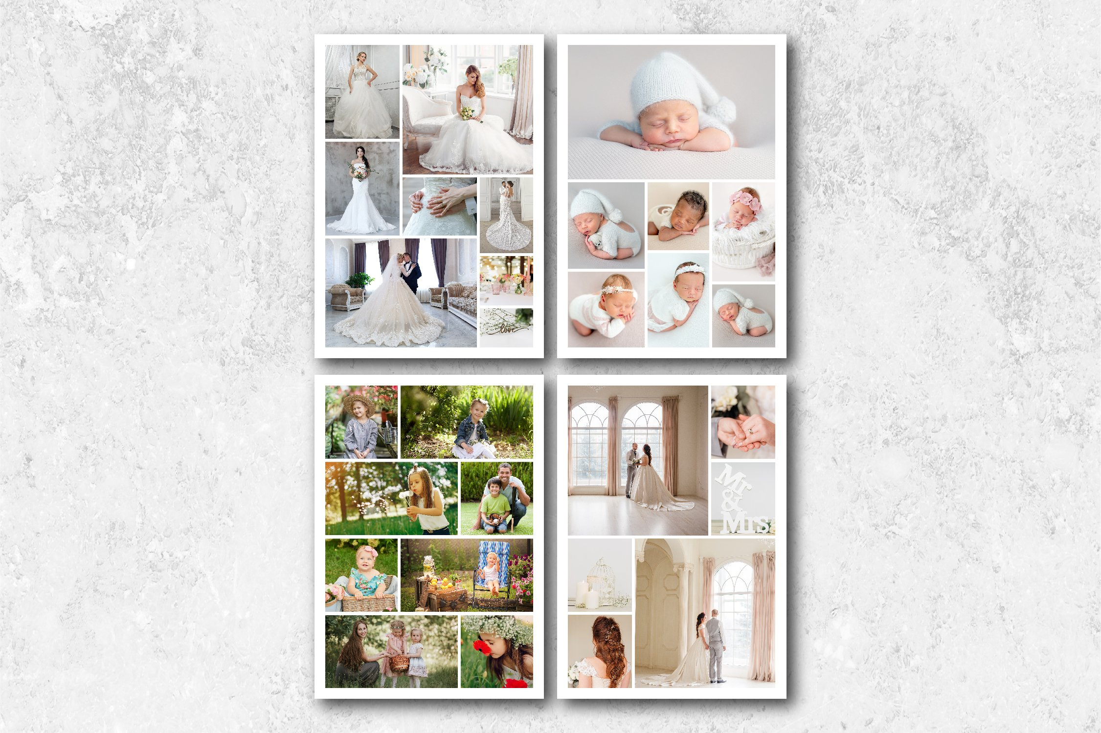 A4 Photo Collage Template with regard to Romantic Printable Collage Layout A4 Size