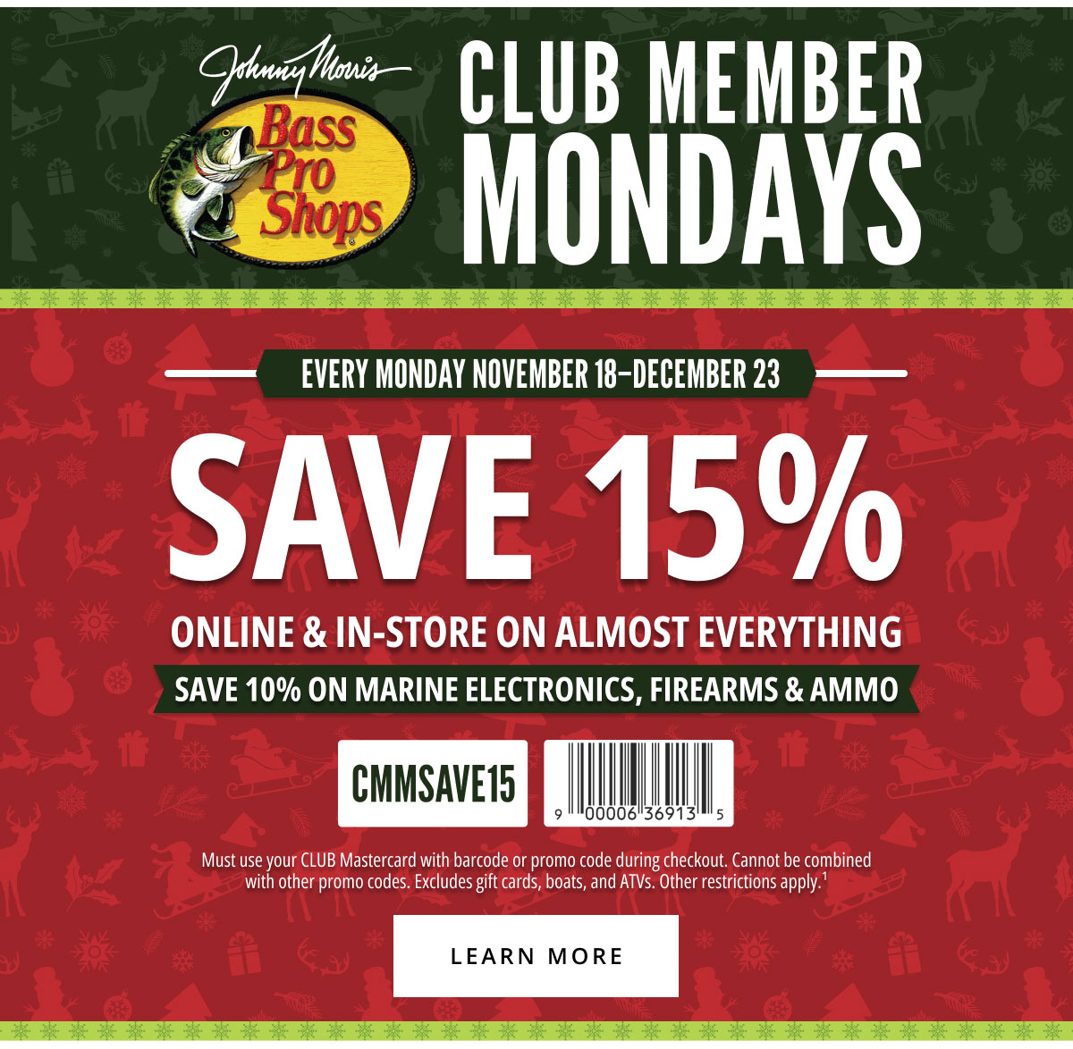 Bass Pro Shops: Club Member Mondays Are Even Merrier! · Campaign Buzz with regard to Bass Pro Shop Printable Gift Card