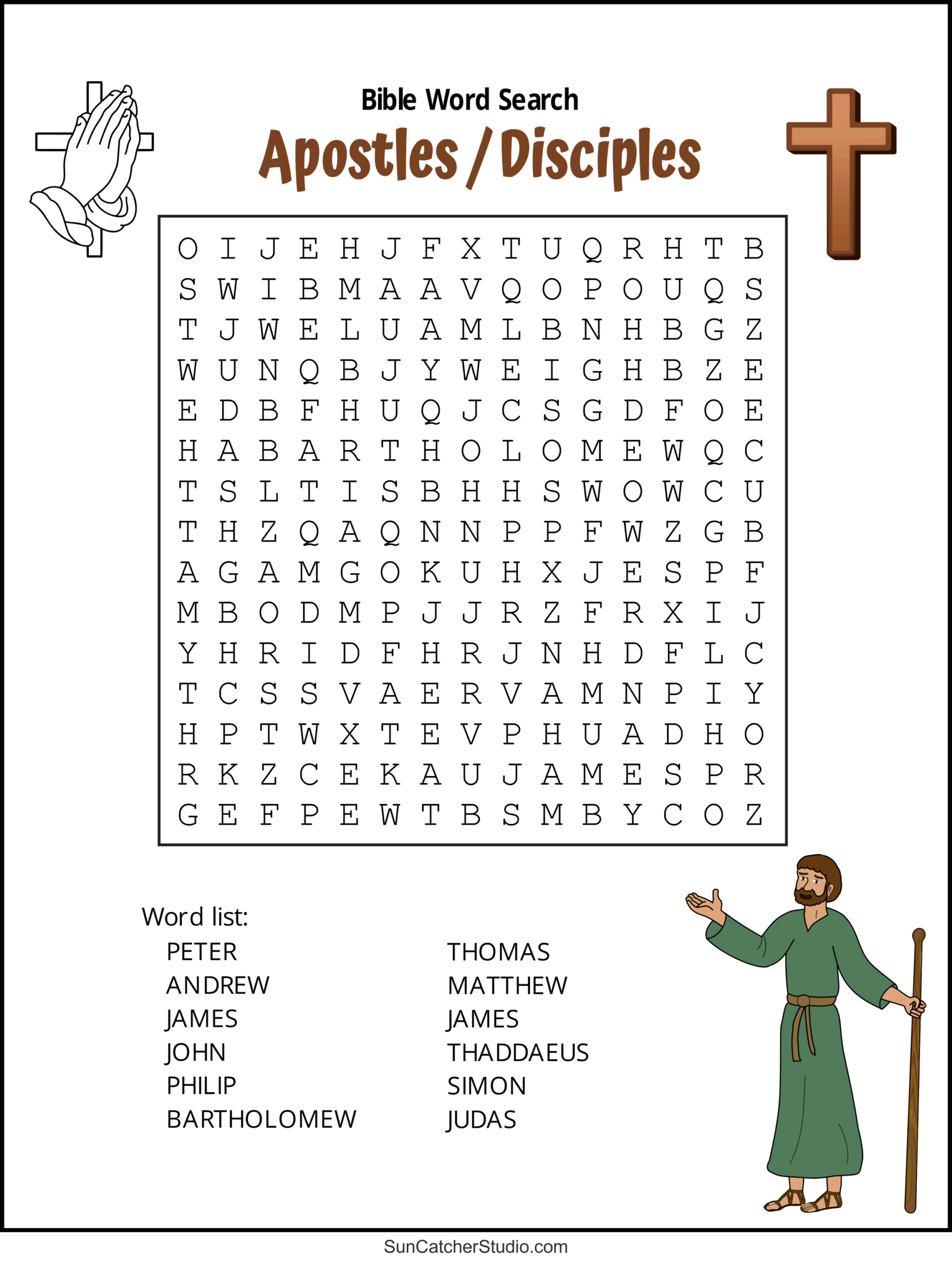 Bible Word Search (Free Printable Christian Puzzles) – Free for Free Bible Word Search Puzzles Printable