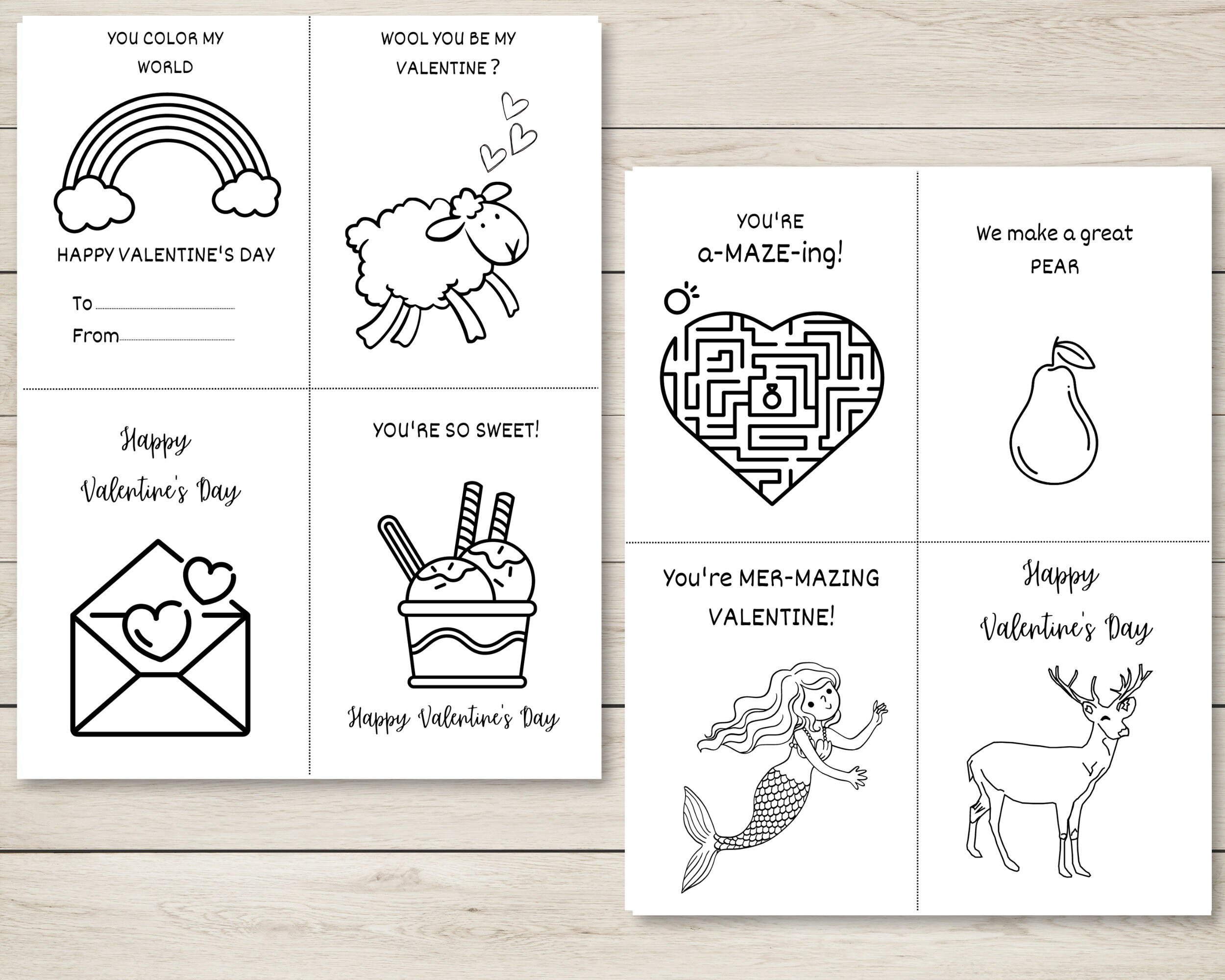 Black & White Printable Valentines Day Cards | Valentine'S For regarding Black and White Free Printable Valentines Day Cards Printable