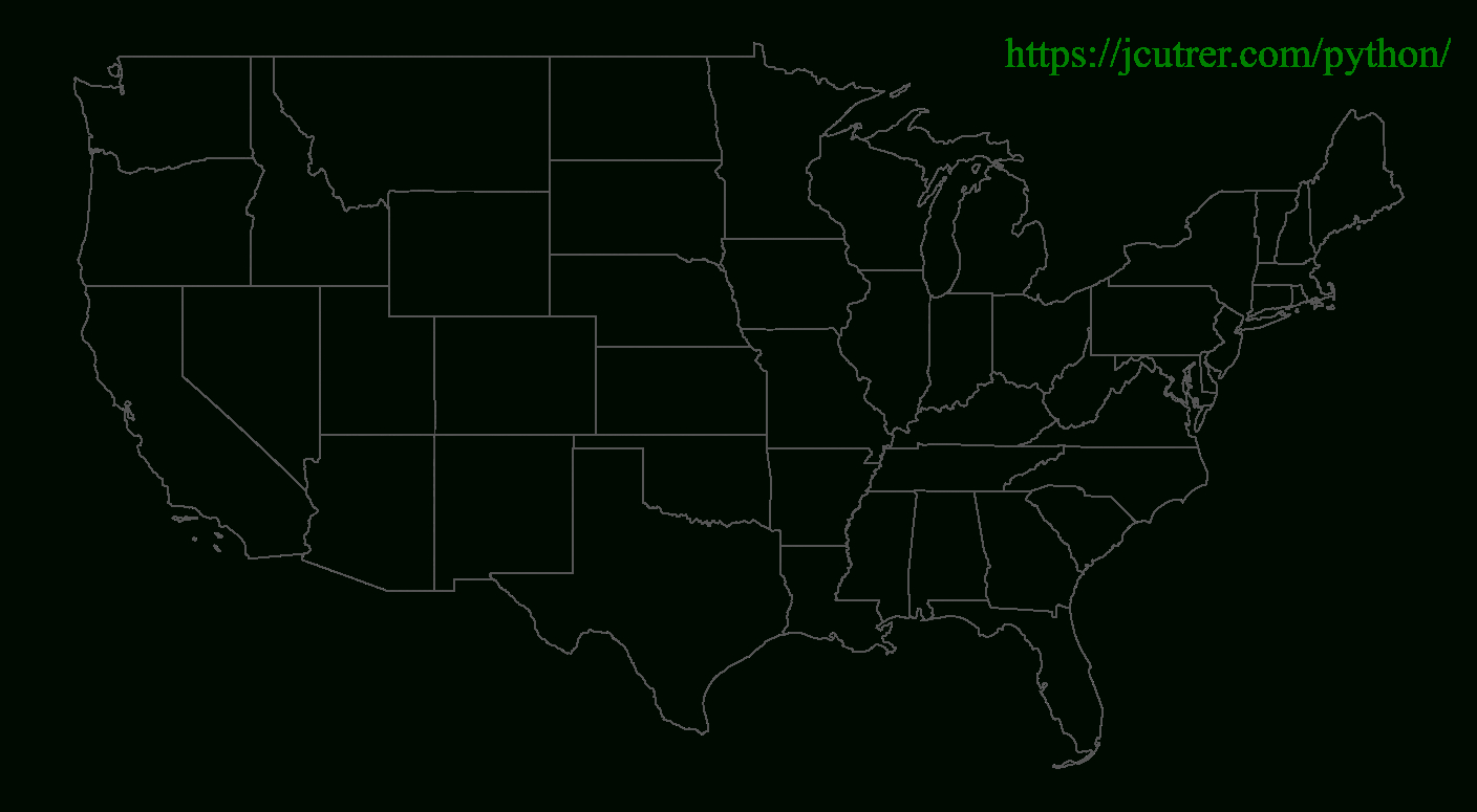 Blank United States Map, States, Education, Printable, Geography Png throughout Blank Map Of Us Printable