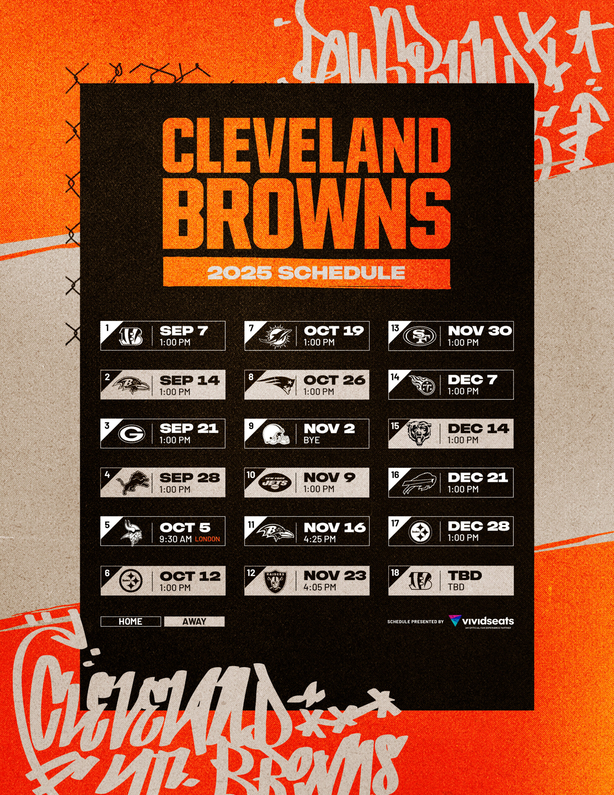 Browns Schedule Downloads | Cleveland Browns - Clevelandbrowns throughout Printable Cleveland Browns Schedule