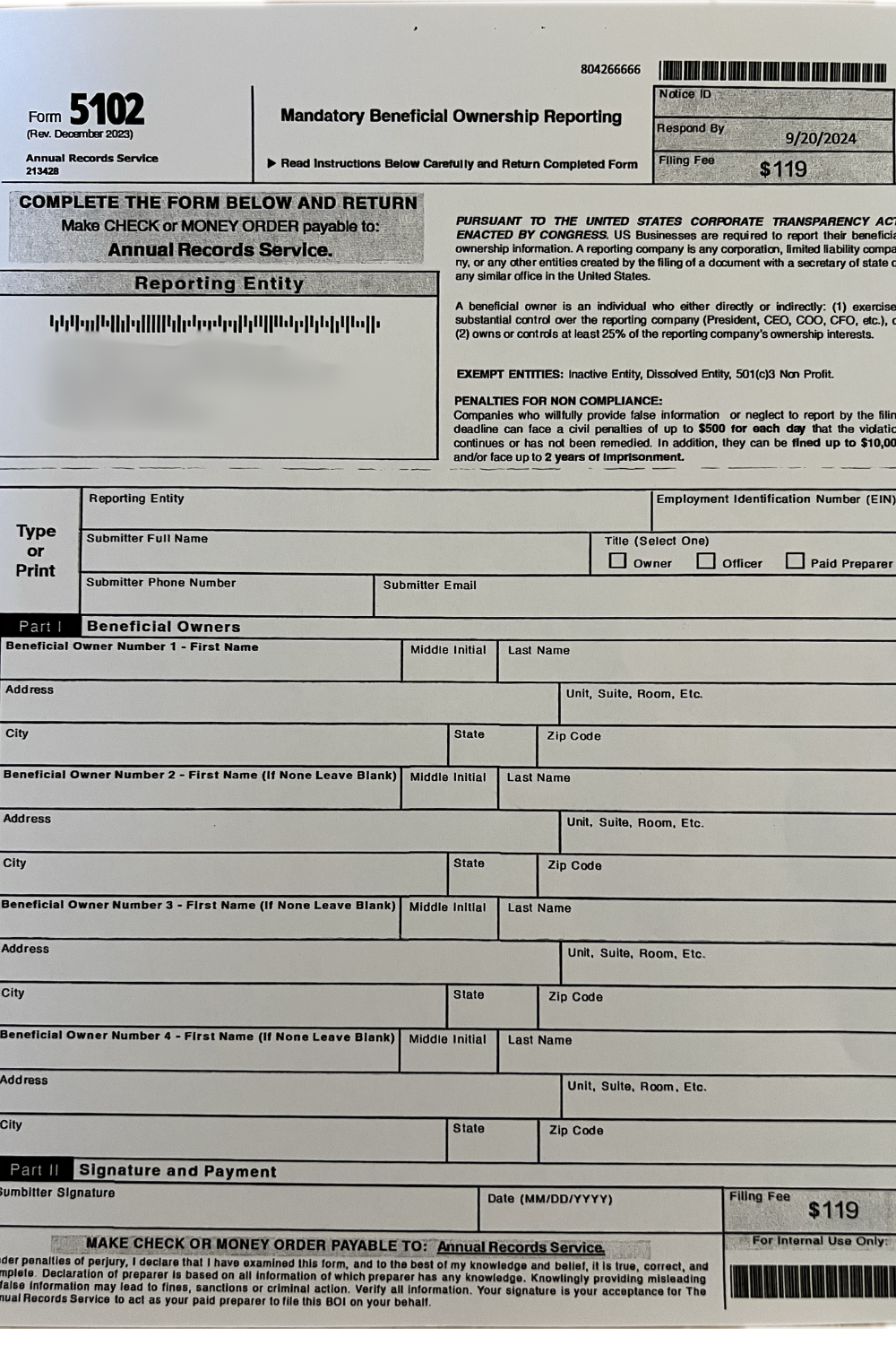 Business Tips Archives - Economic Growth Business Incubator for Printable Annual Records Service Form 5102