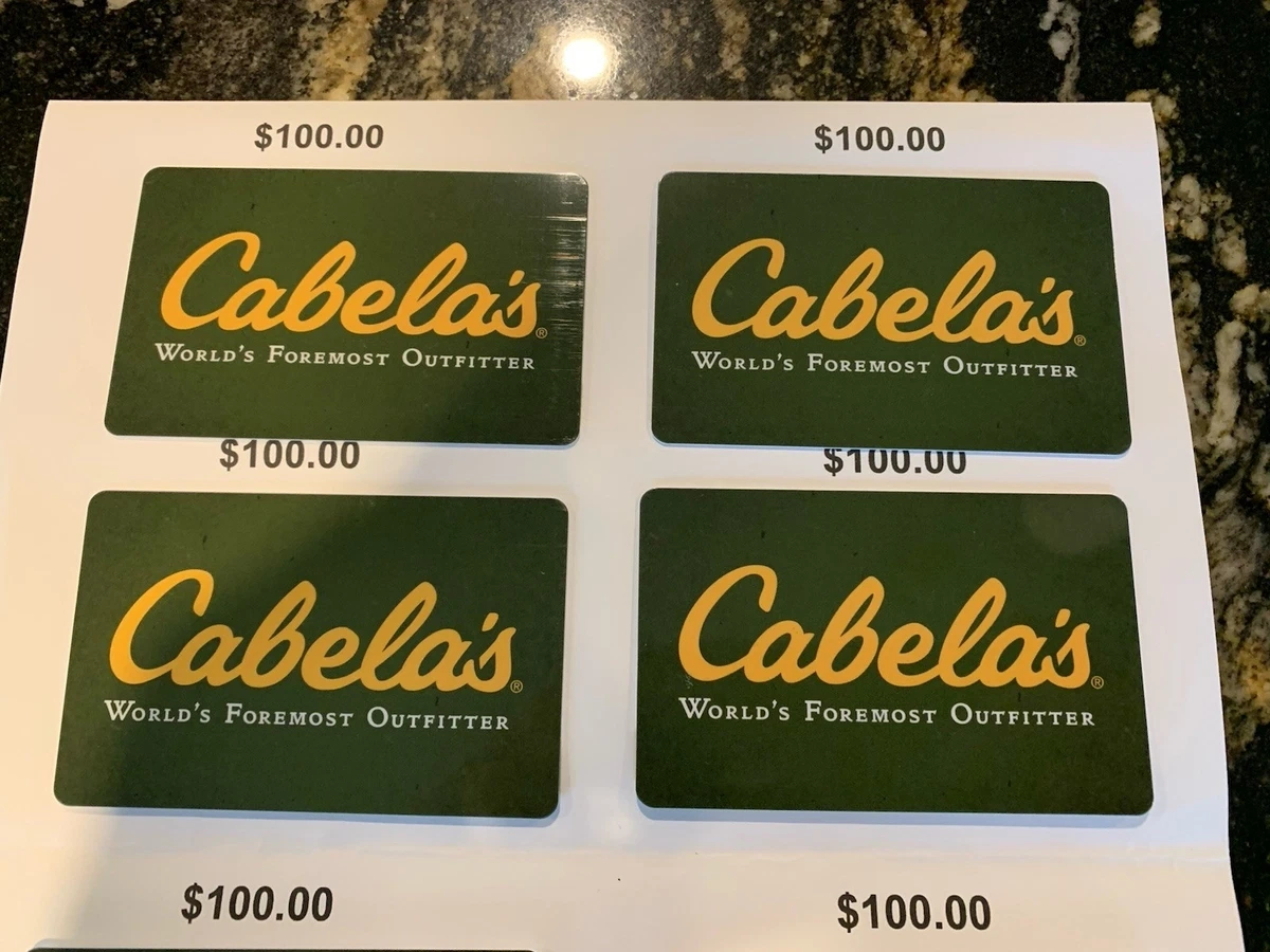 Cabela'S Gift Cards For Sale | Ebay throughout Cabela's Printable Gift Card