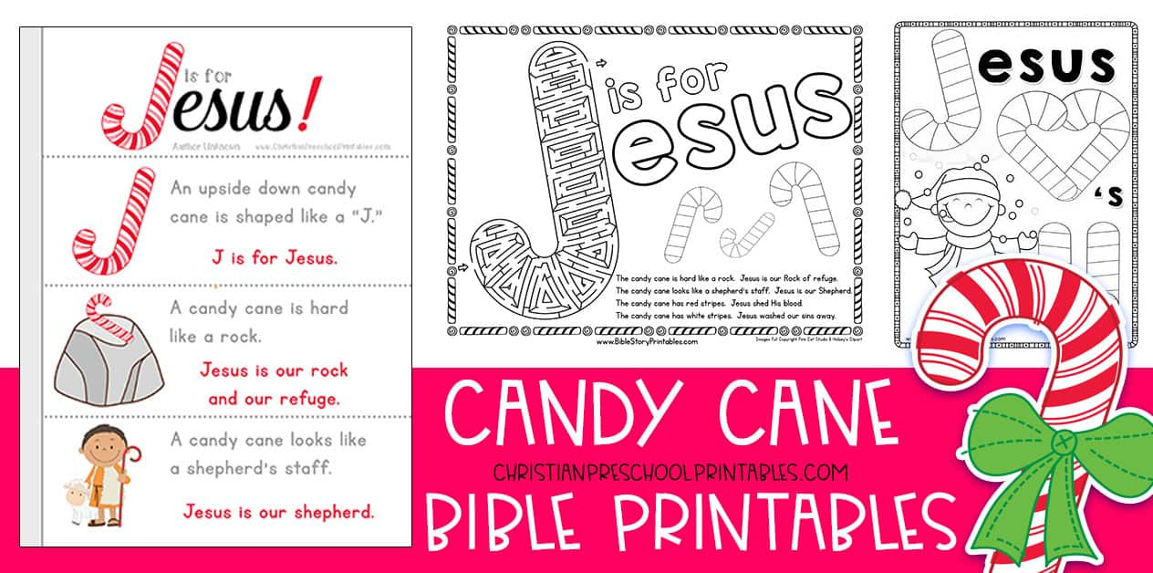 Candy Cane Bible Printables - Christian Preschool Printables throughout Candy Cane Story Free Printable