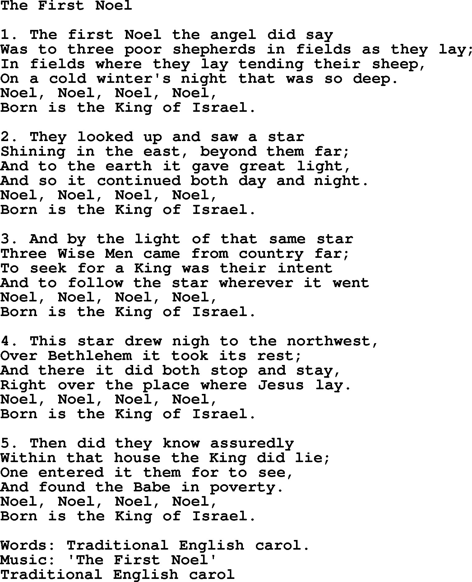 Christmas Powerpoints, Song: The First Noel - Lyrics, Ppt(For with The First Noel Lyrics Printable