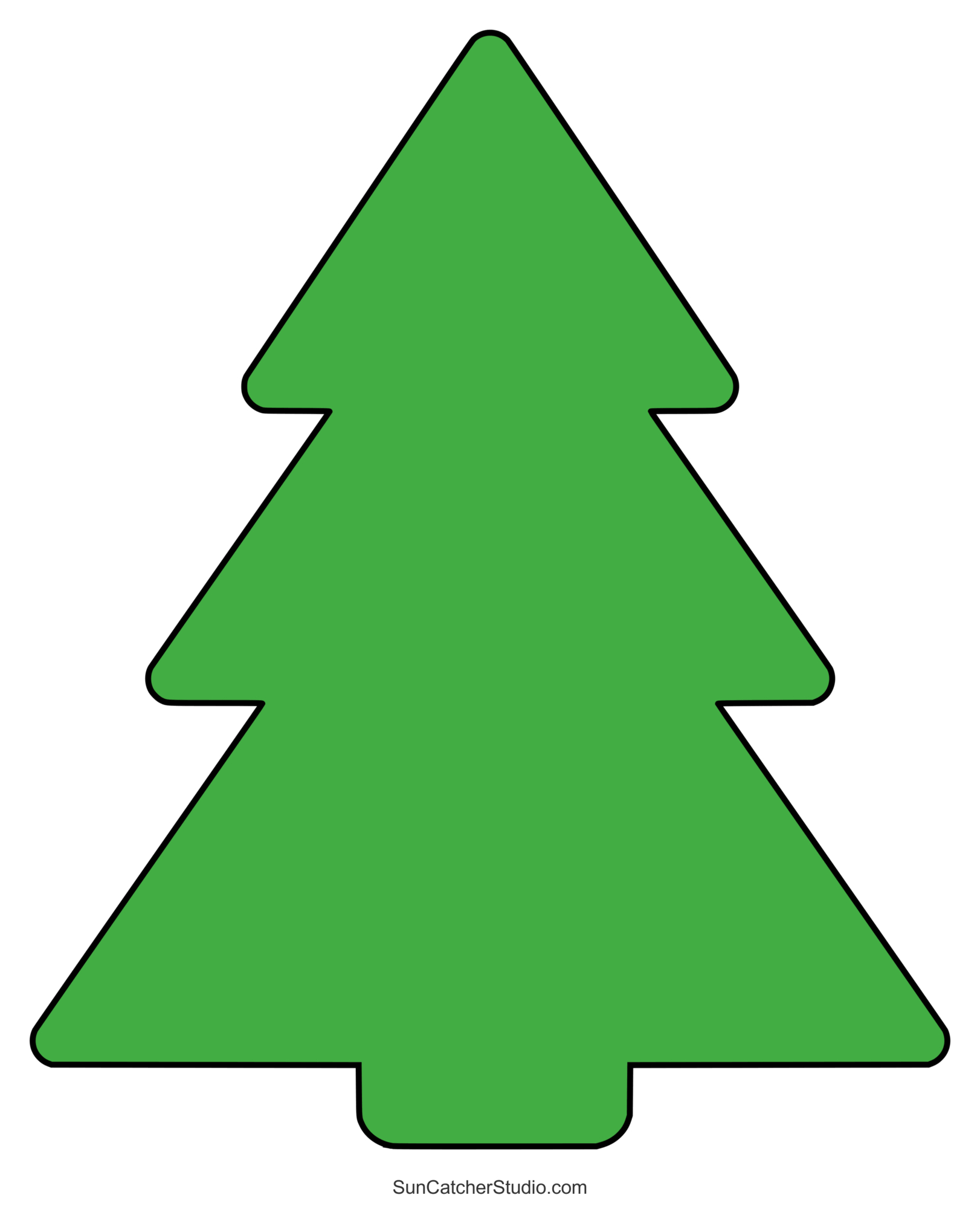 Christmas Tree Templates And Stencils (Free Printable Patterns regarding Christmas Tree Cut Out Printable