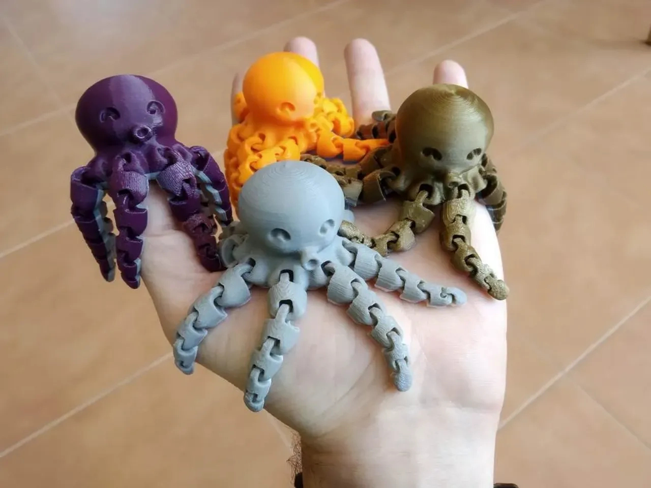 Cute Mini Octopusmcgybeer | Download Free Stl Model inside 3D Printable Models Free Stl