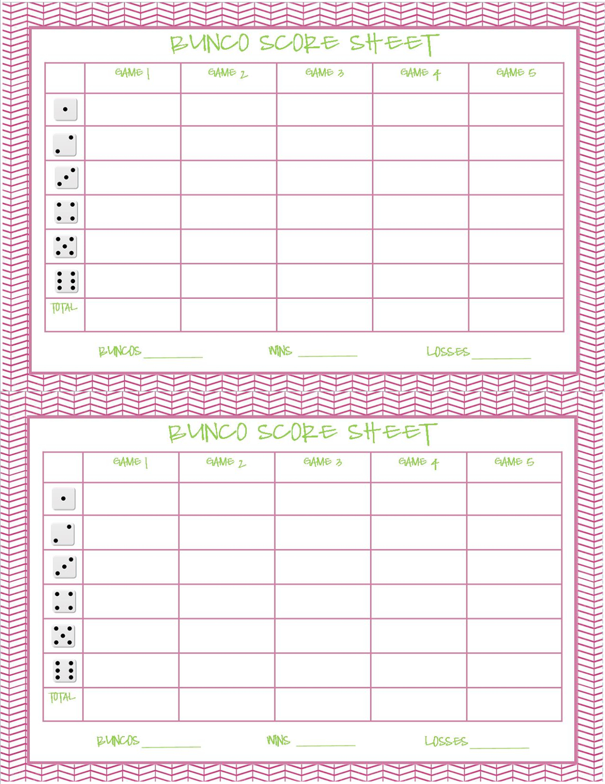 Discover 12 Bunco Themes And Bunco Tally Sheets Free Printable for Printable Score Sheets For Bunco