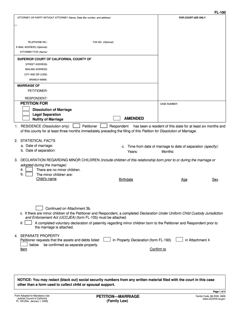 Divorce Forms Pdf: Fill Out & Sign Online | Dochub throughout Printable Divorce Papers In California
