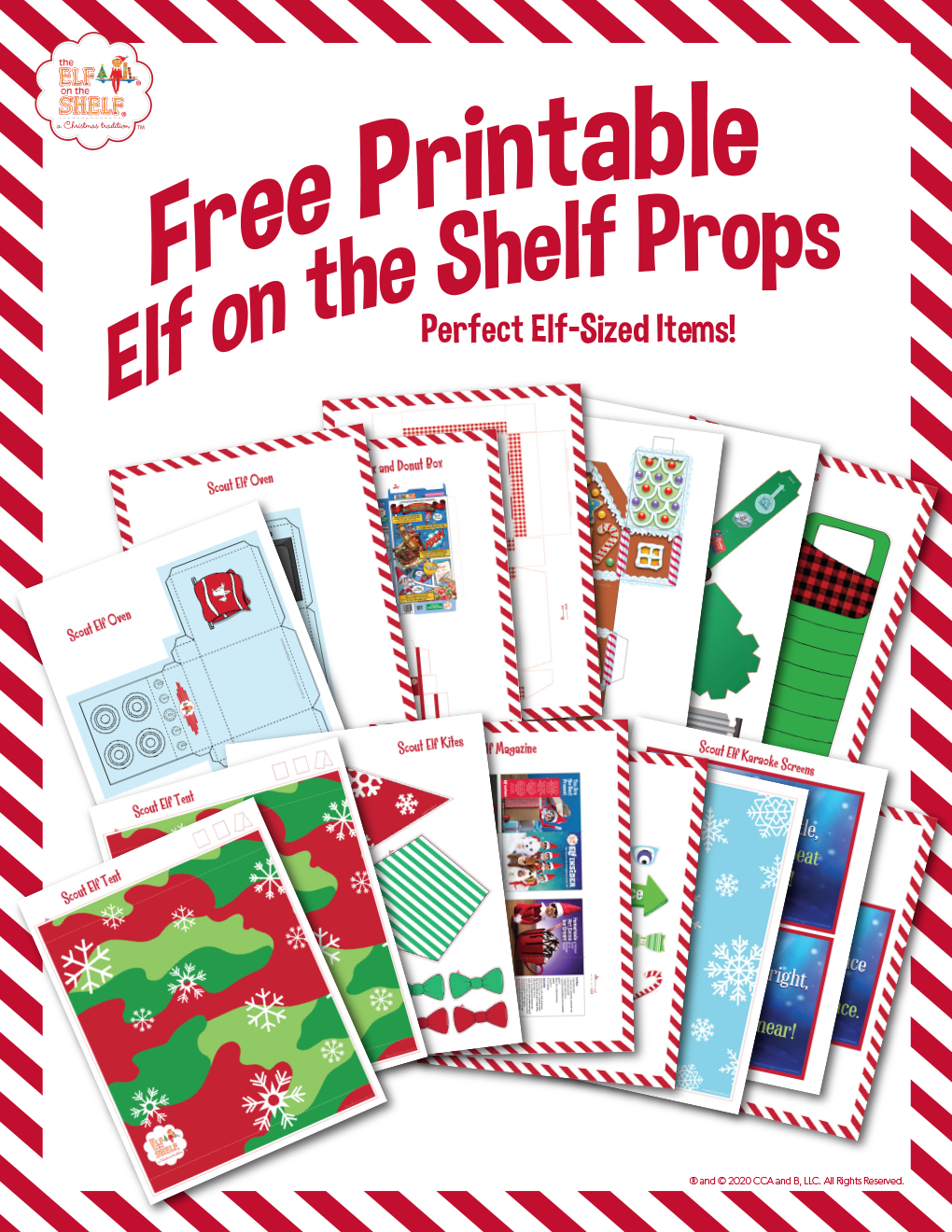 Download Free Printable Elf On The Shelf Props | The Elf On The Shelf pertaining to Elf On The Shelf Printable Props