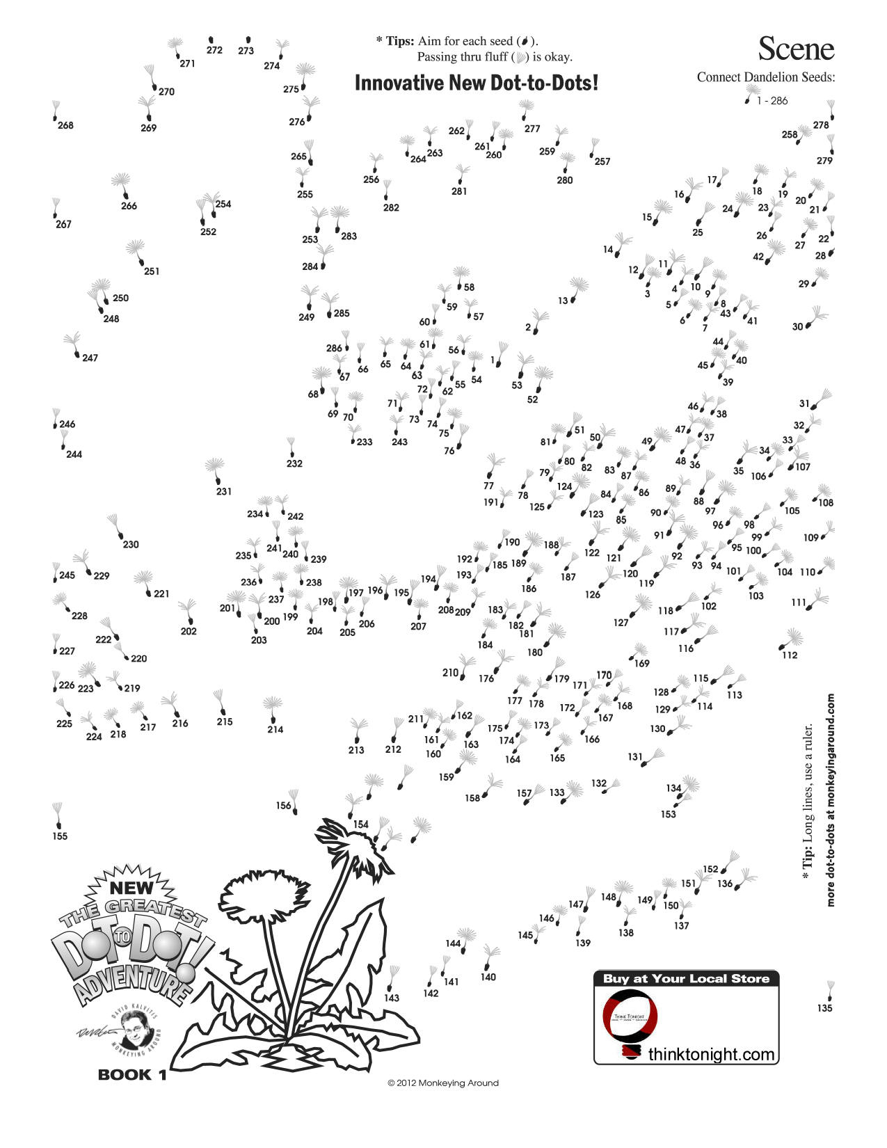 Downloadable Dot-To-Dot Puzzles in Dot To Dot Pages Printable