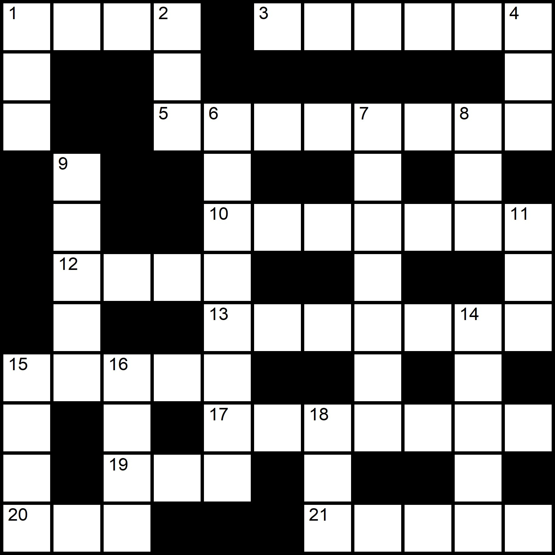 Easy Printable Crossword Puzzles in Printable Crossword Puzzles Free Online