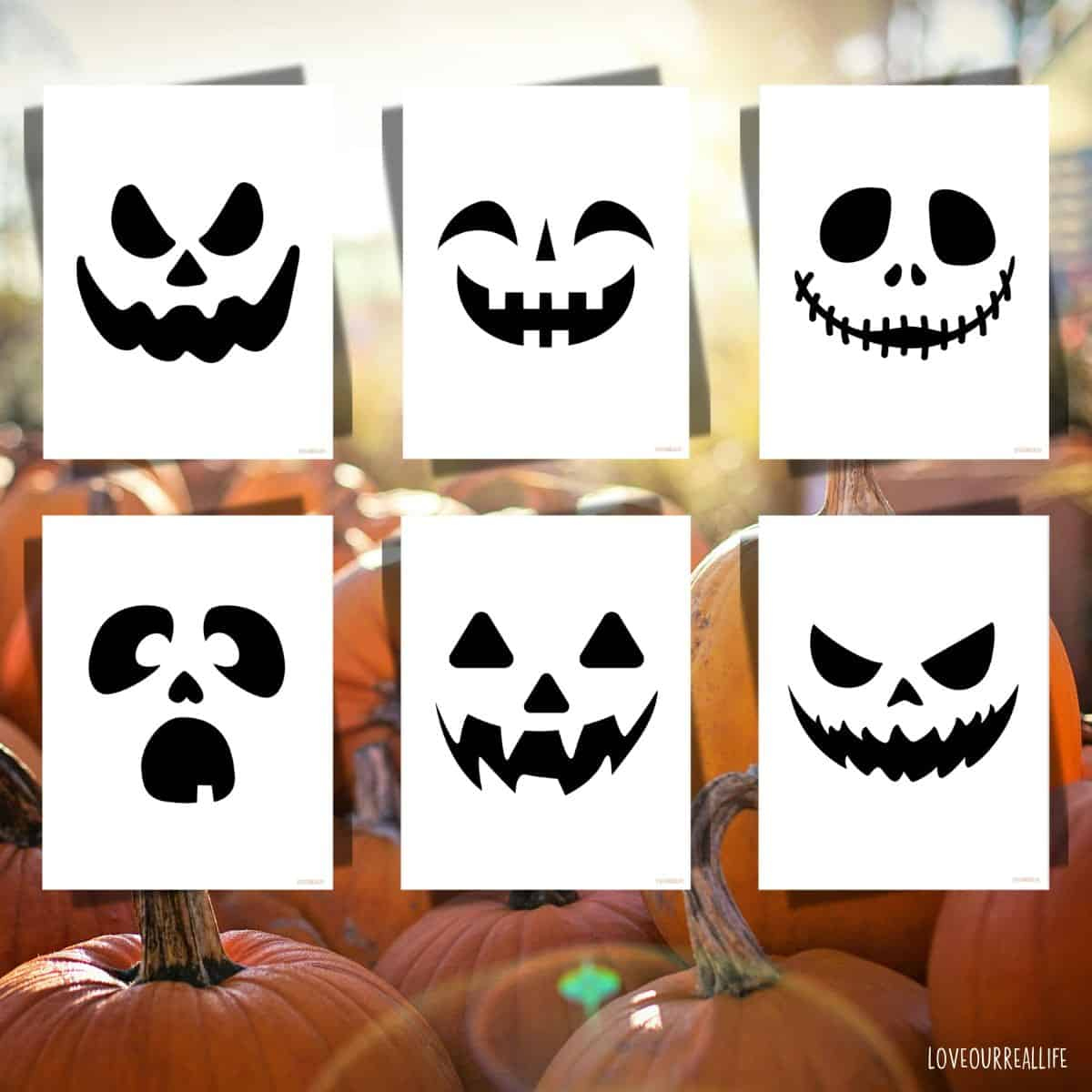 Easy Pumpkin Carving Stencils: Free Jack-O'-Lantern Faces To within Printable Jack O Lantern Faces