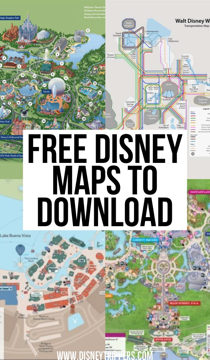 Every Official Disney World Map All In One Place with Walt Disney World Printable Maps
