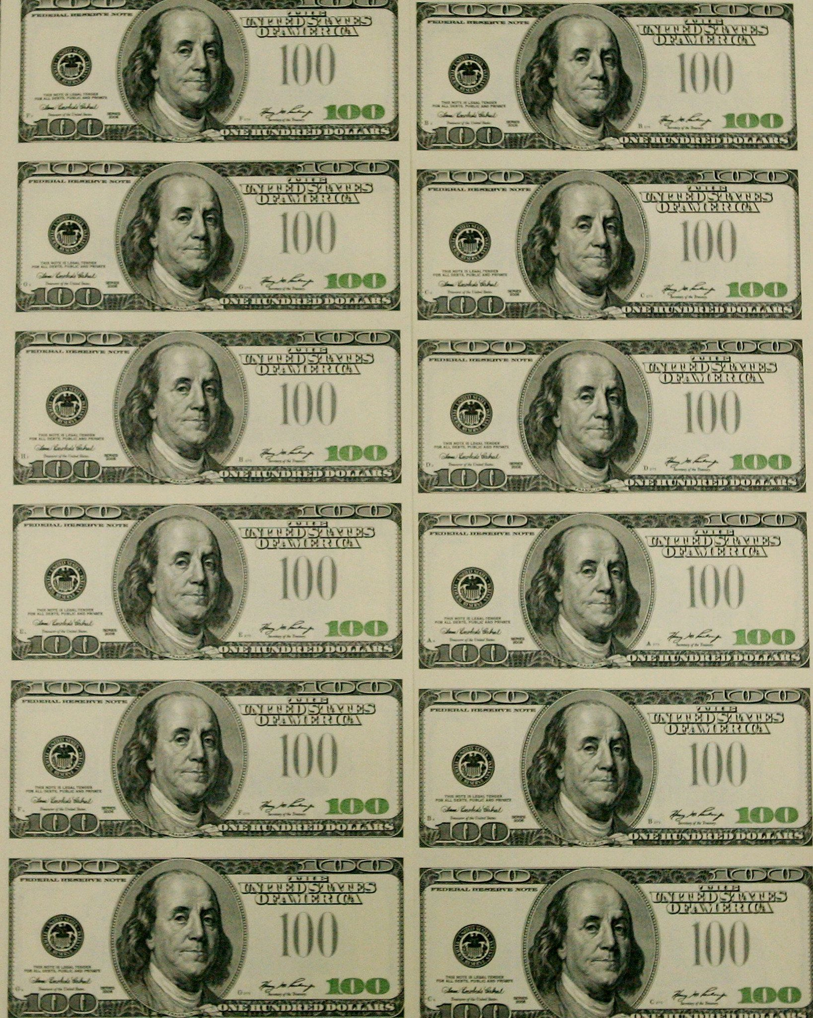 Fake Money Bills - 5 Free Pdf Printables | Printablee with Printable 100 Dollar Play Money