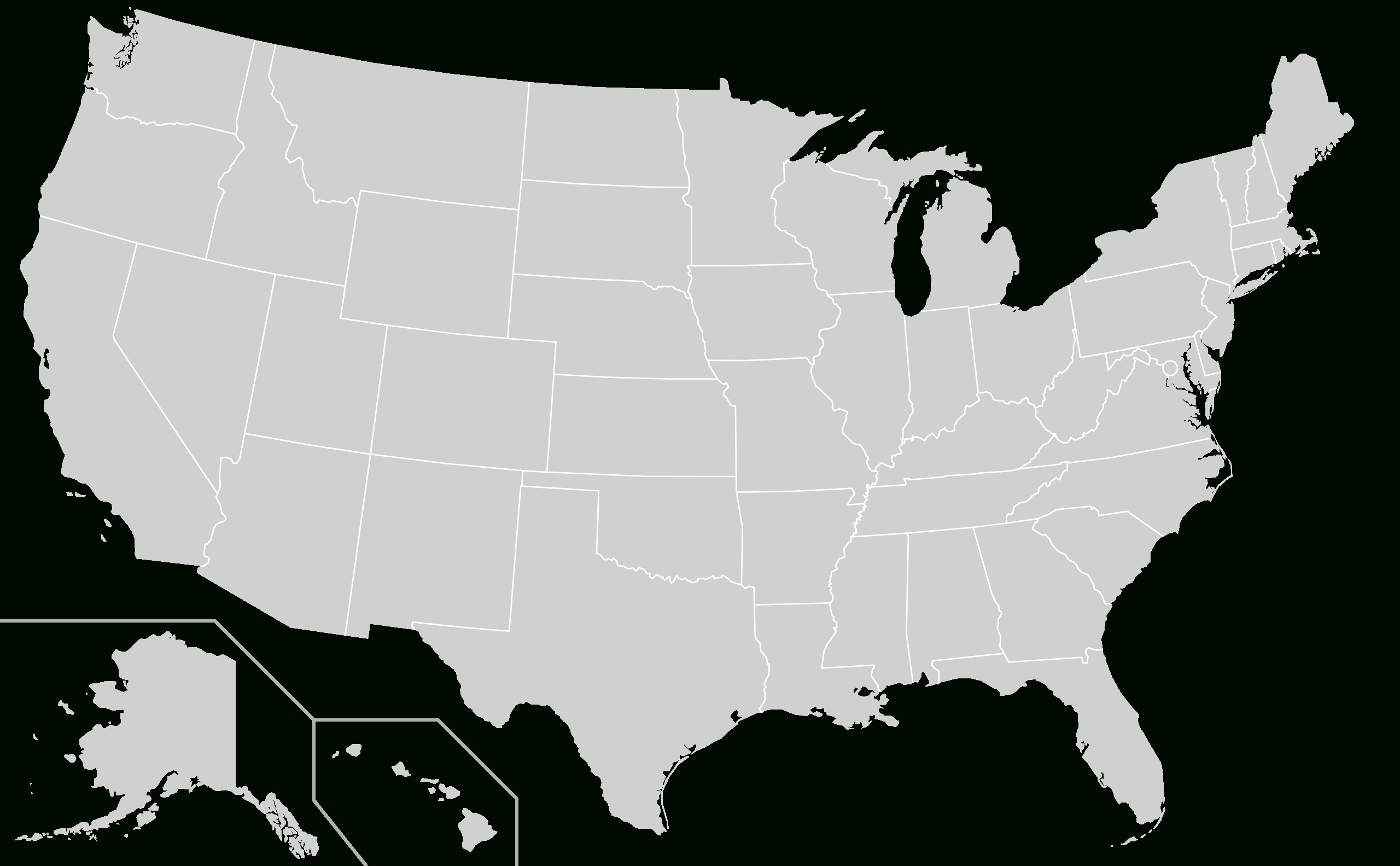 File:blank Us Map (States Only).Svg - Wikimedia Commons with United States Blank Map Printable