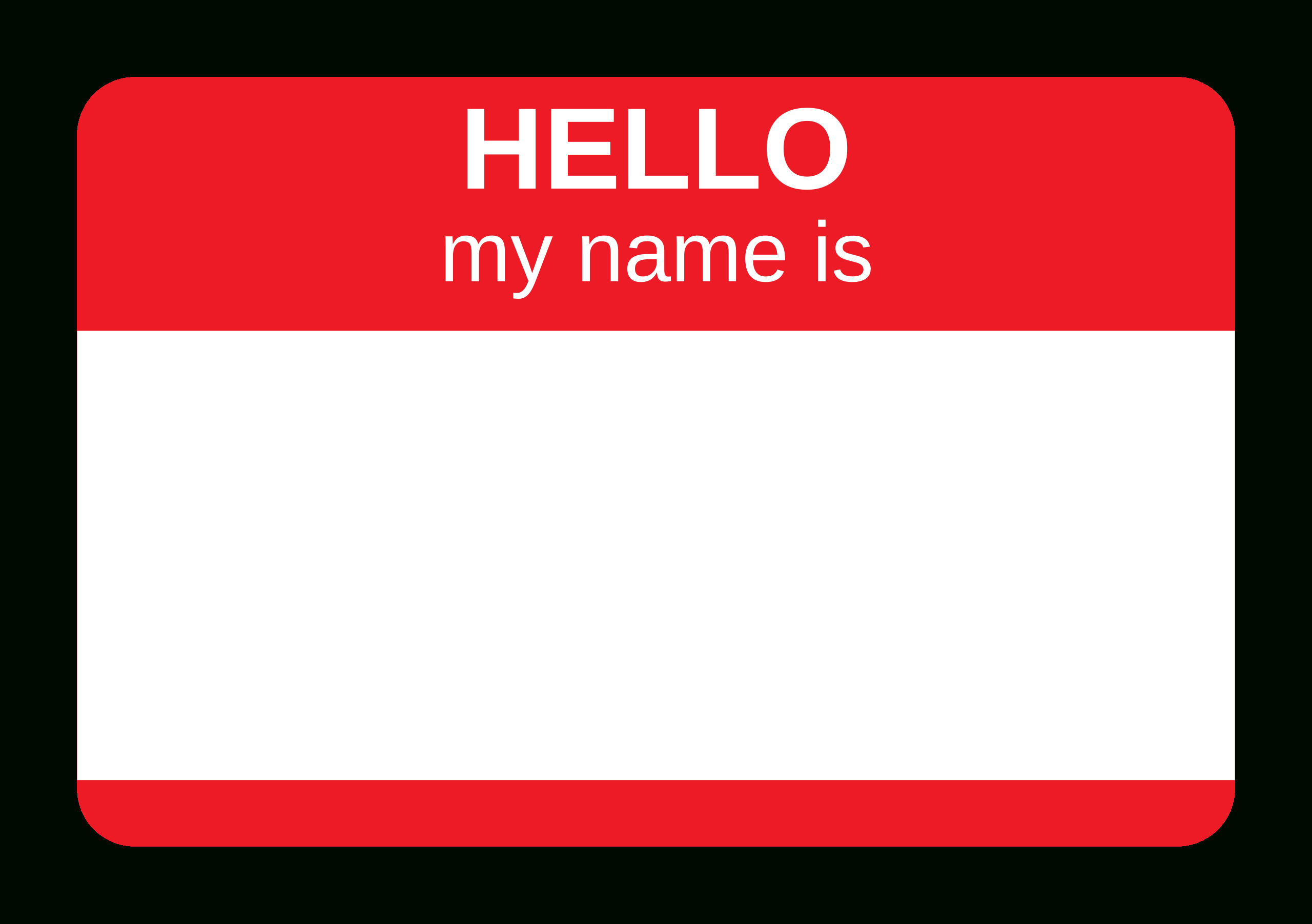 File:hello My Name Is Sticker.svg - Wikimedia Commons intended for Hello My Name Is Stickers Printable