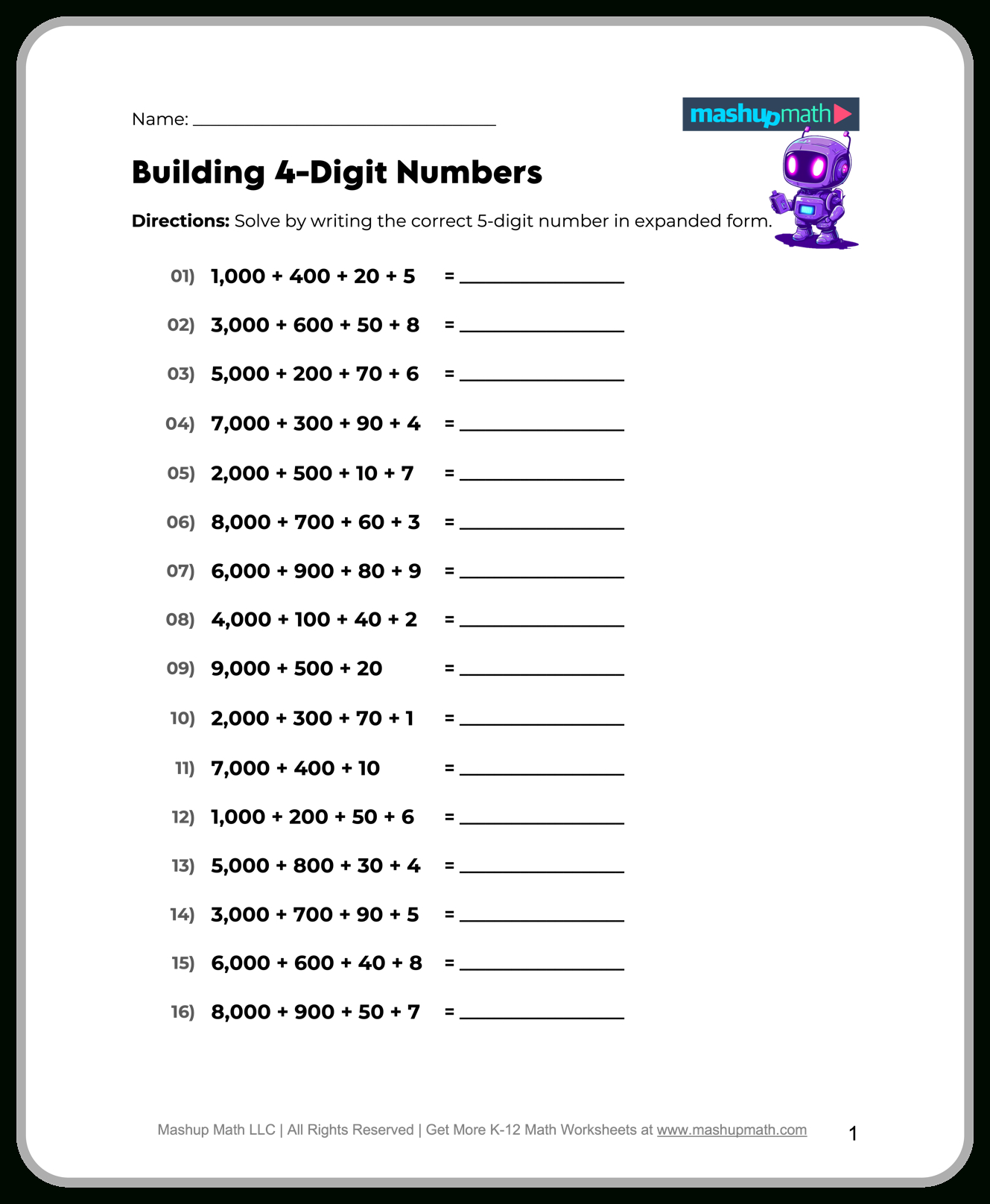 Free 5Th Grade Math Worksheets—Printable W/ Answers — Mashup Math with regard to Free Printable 5Th Grade Worksheets