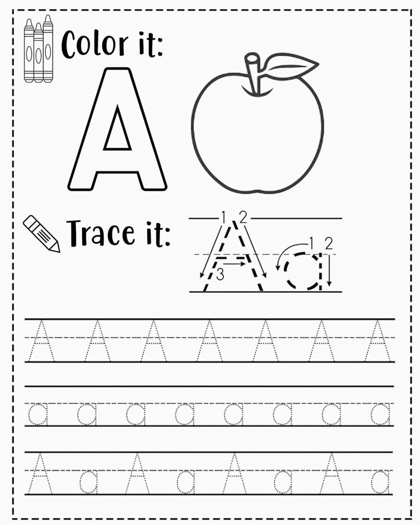 Free Alphabet Tracing Worksheets For Preschoolers - Worksheets Library regarding Free Printable Letter Tracing Worksheets For Preschoolers