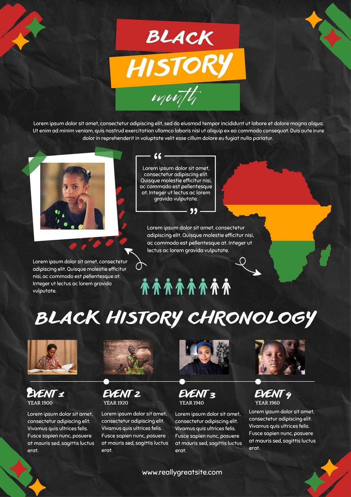 Free Custom Printable Black History Poster Templates | Canva within Printable Black History Month Posters