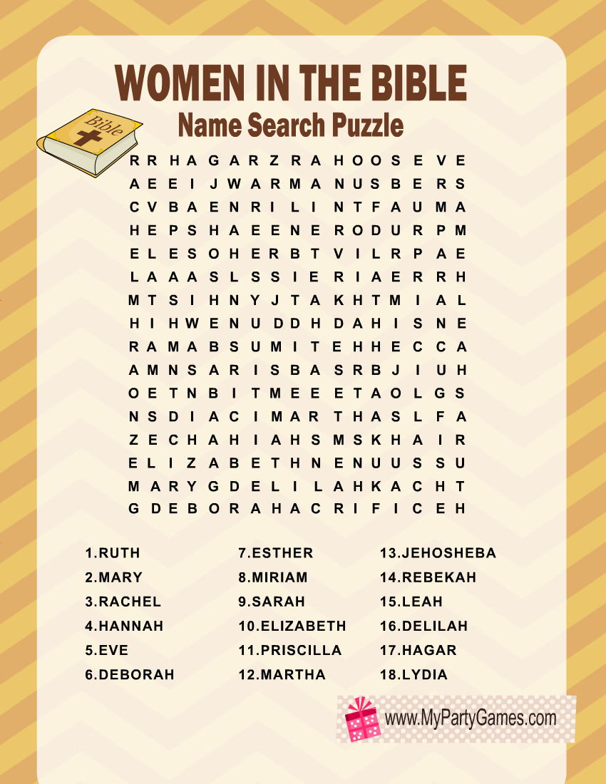 Free Printable Bible Word Search Puzzles With Answer Key in Free Bible Word Search Puzzles Printable
