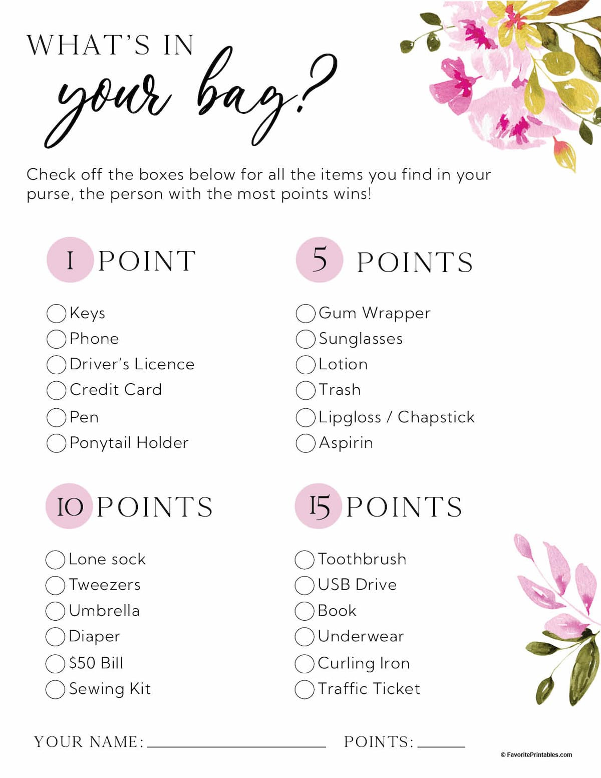 Free Printable Bridal Shower Games - Favorite Printables with regard to Bridal Shower Games Free Printable
