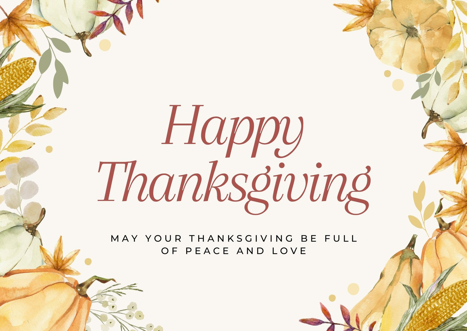 Free Printable, Customizable Thanksgiving Card Templates | Canva in Free Printable Cards For Thanksgiving