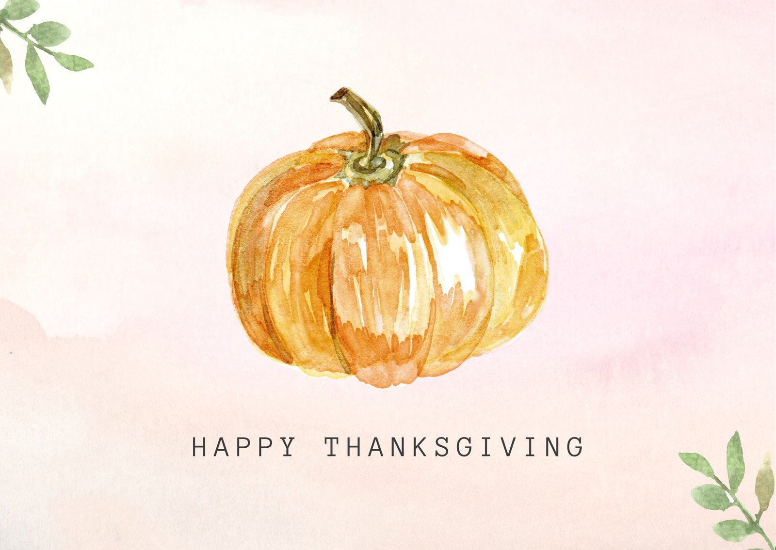 Free Printable, Customizable Thanksgiving Card Templates | Canva within Free Printable Cards For Thanksgiving