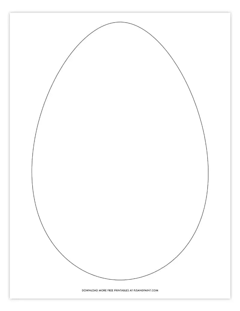 Free Printable Easter Egg Coloring Pages - Easter Egg Template throughout Free Easter Egg Template Printable