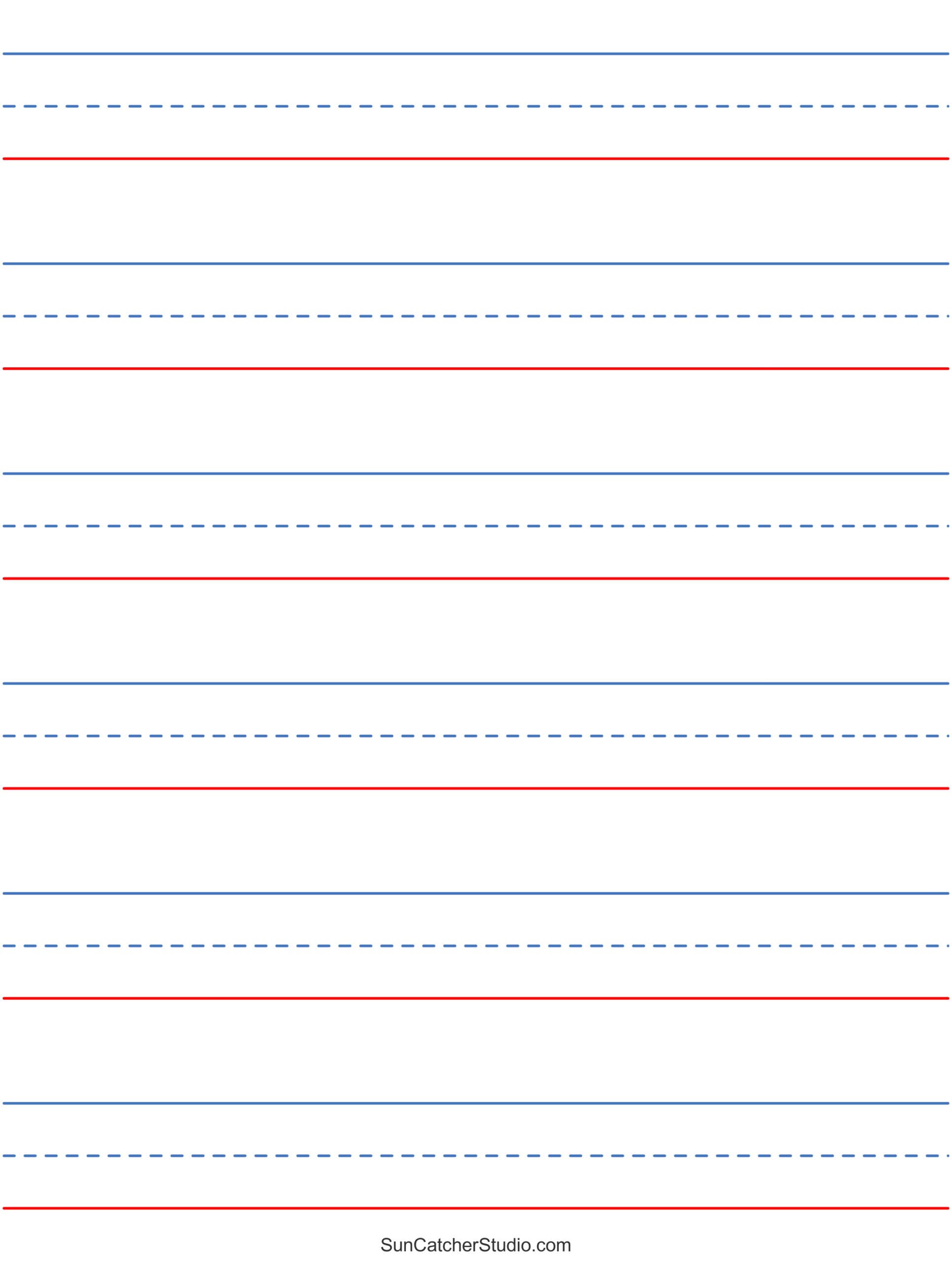 Free Printable Lined Paper (Handwriting, Notebook Templates for Lined Writing Paper Printable Free