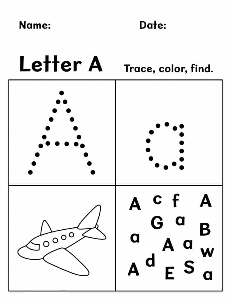 Free Printable Preschool Worksheets! ⋆ The Hollydog Blog intended for Free Printable Worksheets For Nursery