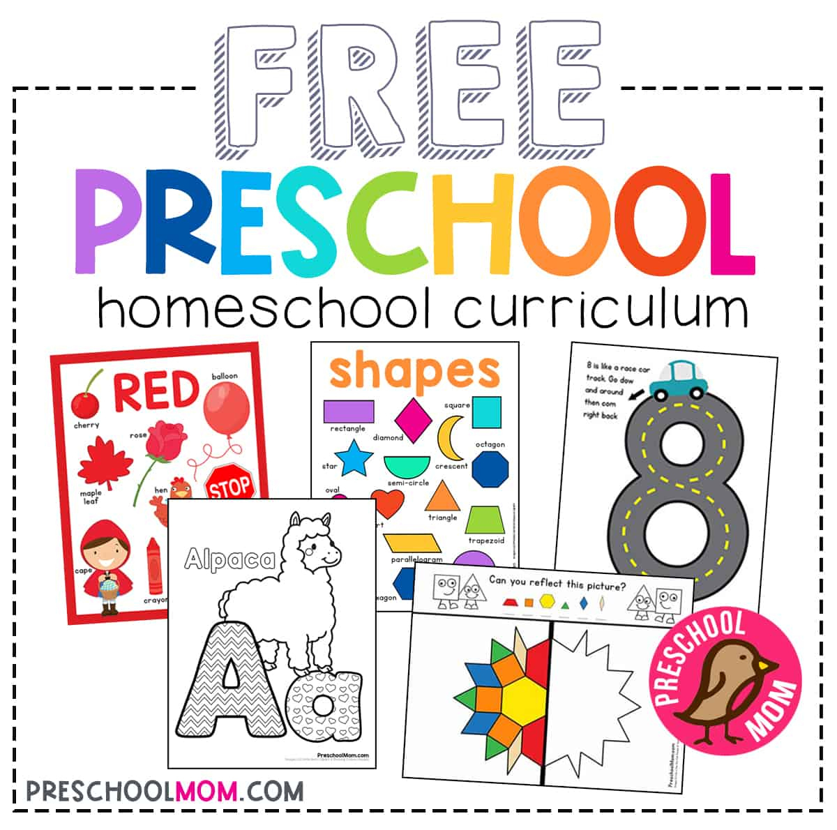 Free Printable Preschool Worksheets - Preschool Mom intended for Free Printable Activities For Preschoolers