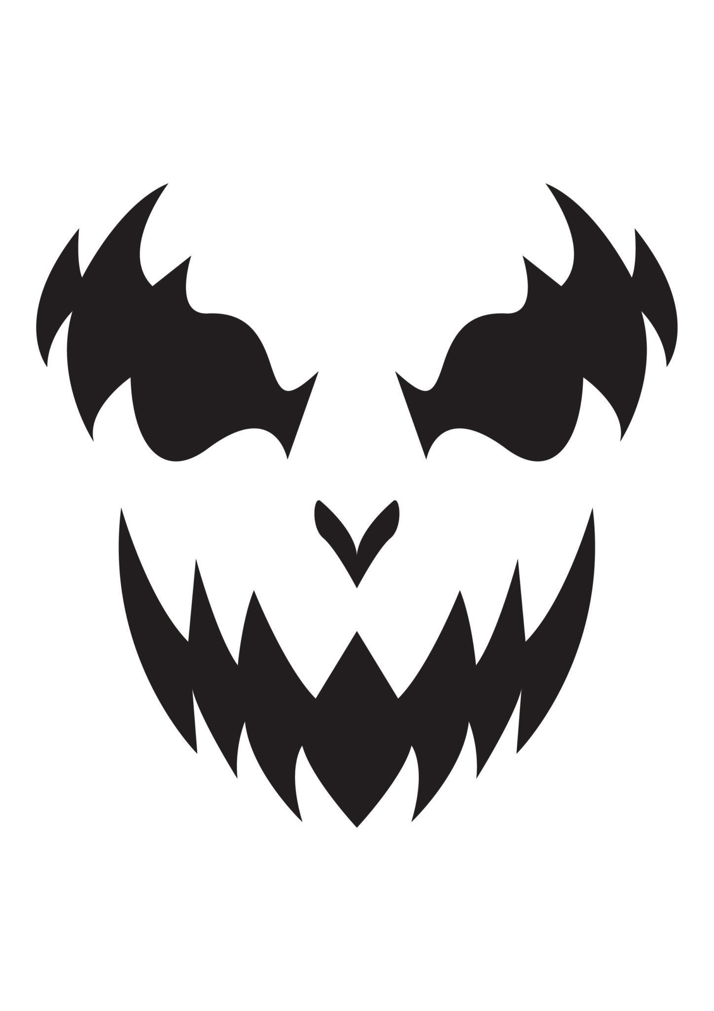 Free Printable Pumpkin Carving Templates | Partyrama Blog with Pumpkin Carving Template Free Printable