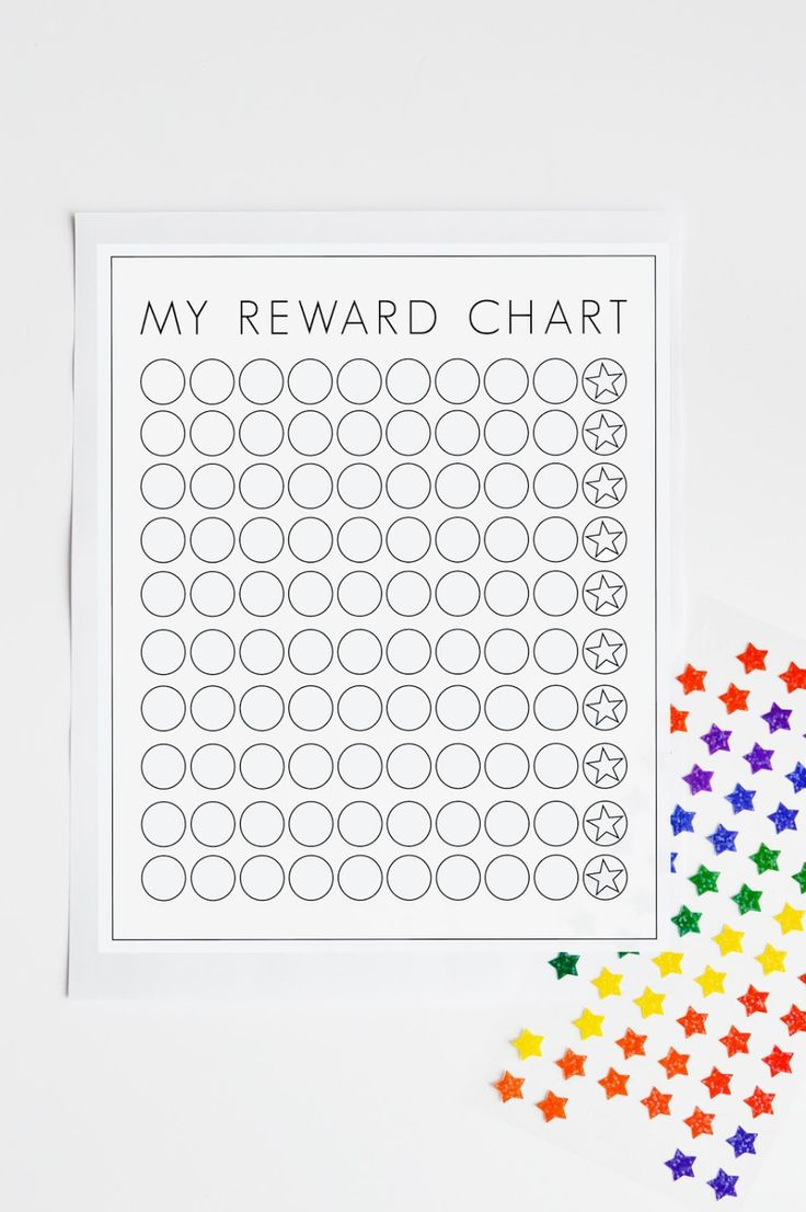 Free Printable Reward Chart regarding Sticker Reward Chart Free Printable