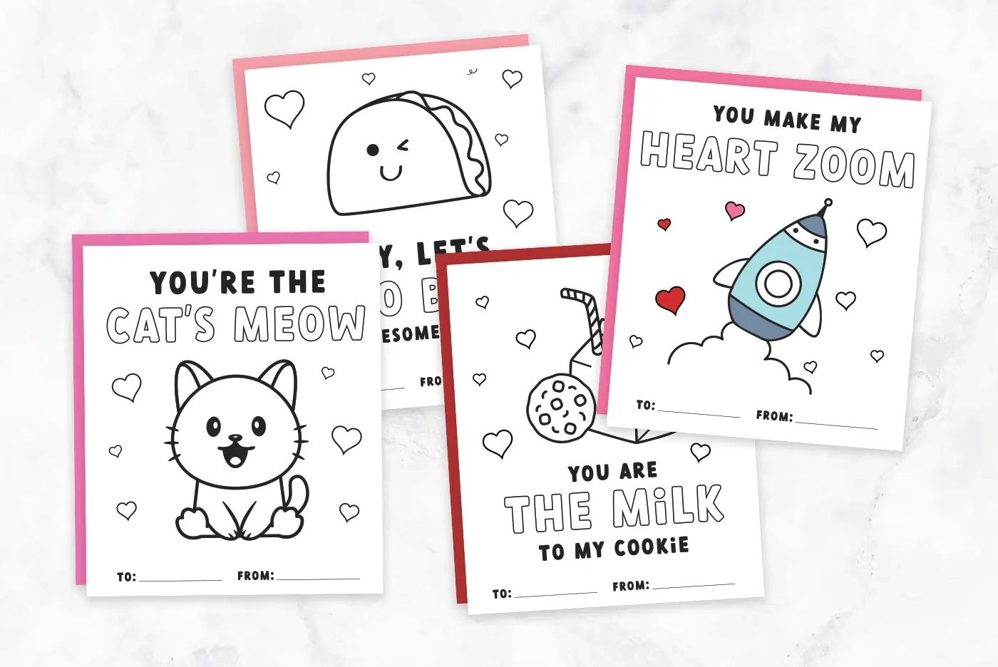 Free Printable Valentines Cards To Color - Favorite Printables with Printable Valentines Cards For Kids