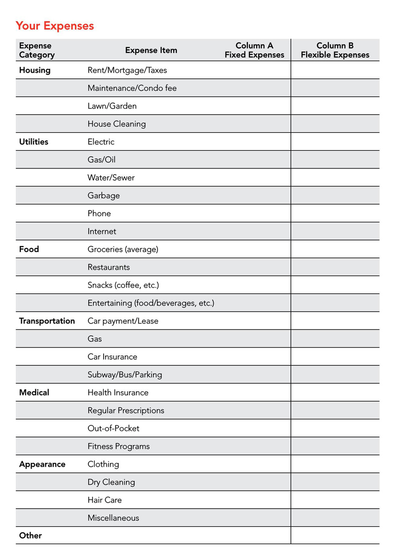 Free Retirement Budget Worksheets | (Guide+Examples) in Free Printable Retirement Budget Worksheet