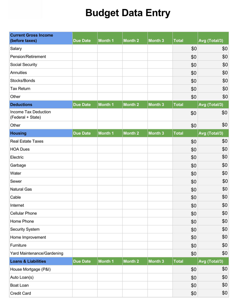 Free Retirement Budget Worksheets | (Guide+Examples) in Free Printable Retirement Budget Worksheet