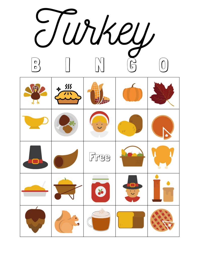 Free Thanksgiving Bingo For Kids - Arinsolangeathome for Free Thanksgiving Printable Bingo Cards