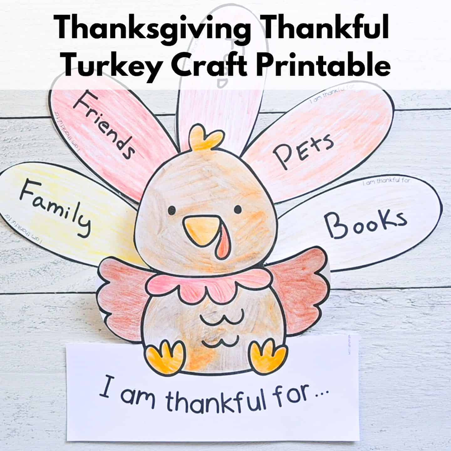 Free Thanksgiving Thankful Turkey Printable - The Artisan Life with regard to Thankful Turkey Craft Printable Free