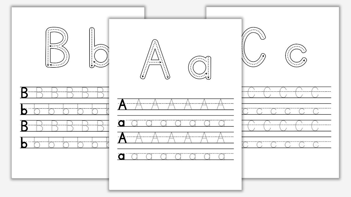 Free Uppercase & Lowercase Letter Worksheets - The Craft-At-Home for Free Uppercase And Lowercase Letter Printables
