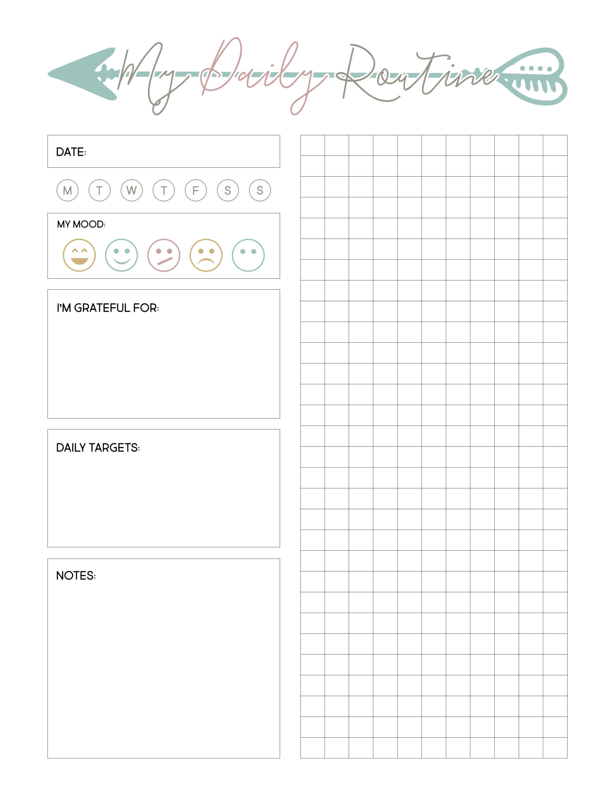 Free Weight Loss Planner Printable | The Cottage Market in Weight Loss Journal Free Printable