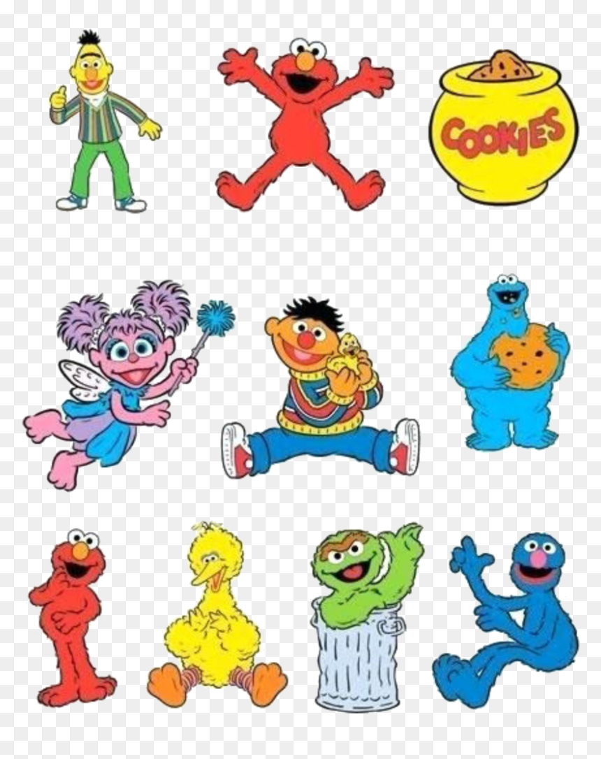 Full Page Sesame Street Characters, Hd Png Download - Vhv pertaining to Free Printable Sesame Street Characters