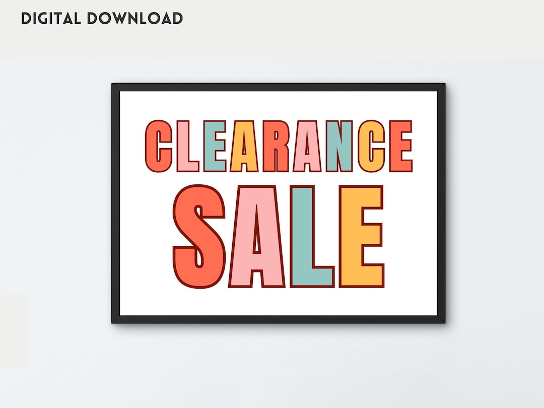 Garage Sale Signs Free Printable Sale Signs For Retail - Printable pertaining to Free Printable Sale Signs For Retail