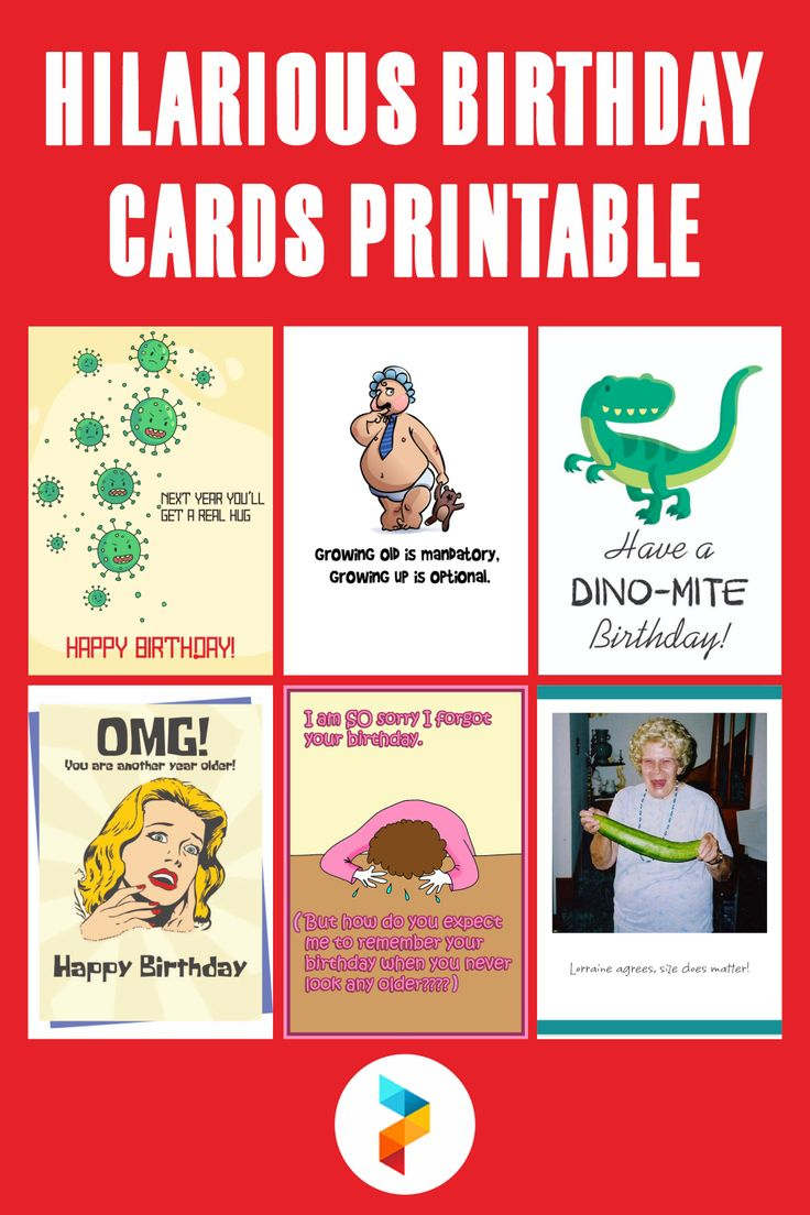 Hilarious Birthday Cards - 10 Free Pdf Printables | Printablee regarding Free Printable Hilarious Birthday Cards